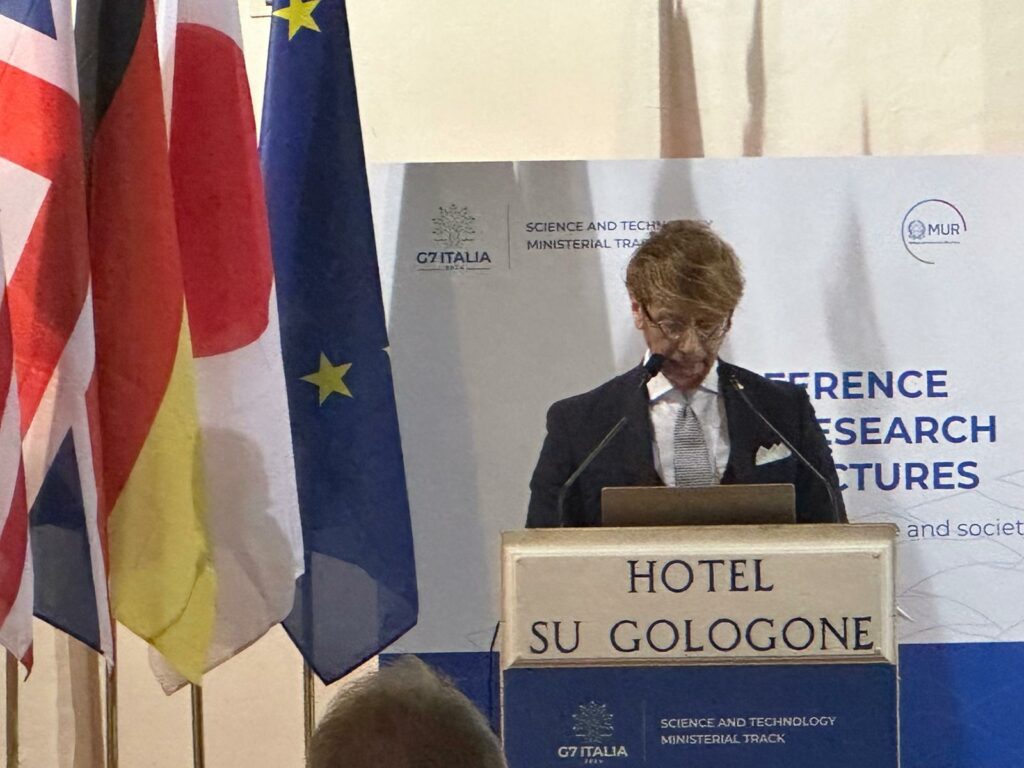 President Ivano Iai’s speech at the Concert for the G7 Conference on Large Research Infrastructures – Su Gologone (Nuoro), 28th October 2024